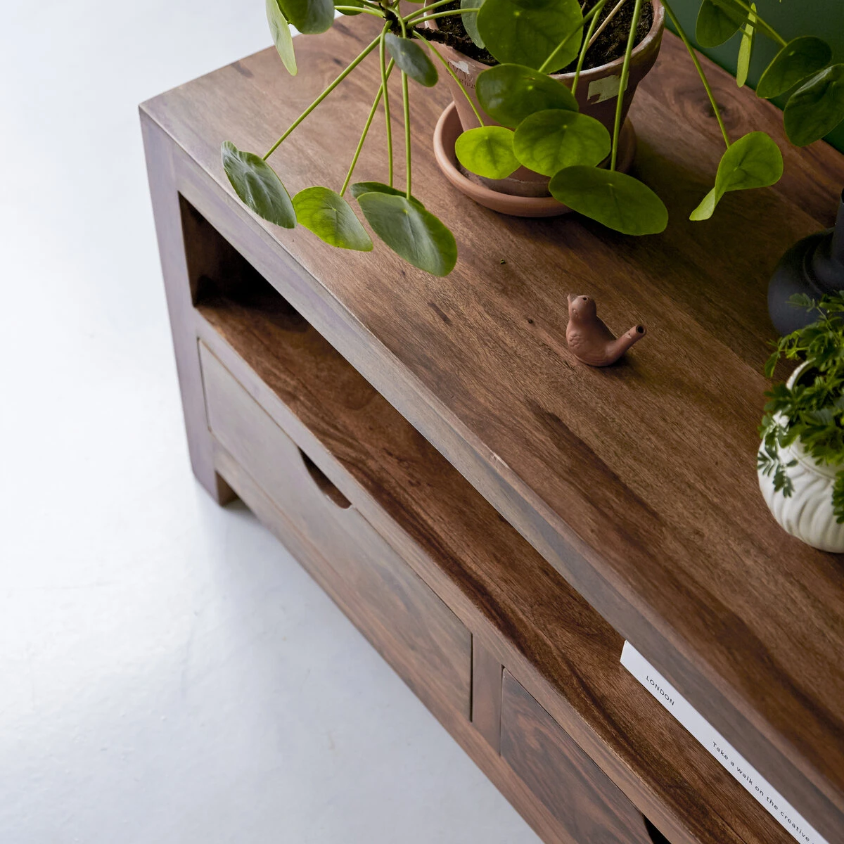 Oliver - Meuble TV En Palissandre Massif 200 Cm – Image 5