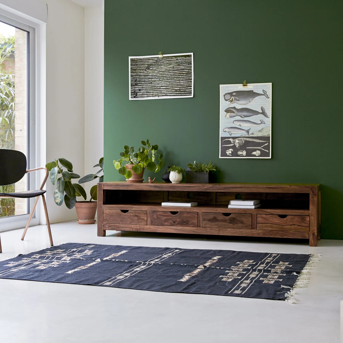 Oliver - Meuble TV En Palissandre Massif 200 Cm – Image 7