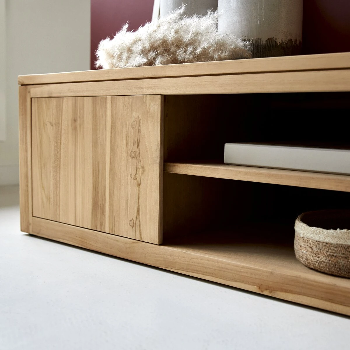 Basil - Meuble TV En Teck 140 Cm – Image 7