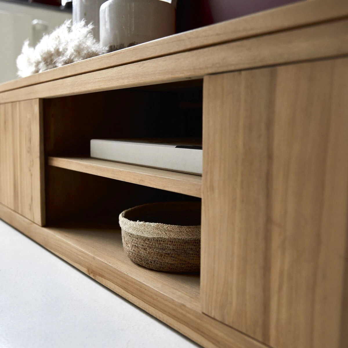 Basil - Meuble TV En Teck 140 Cm – Image 8