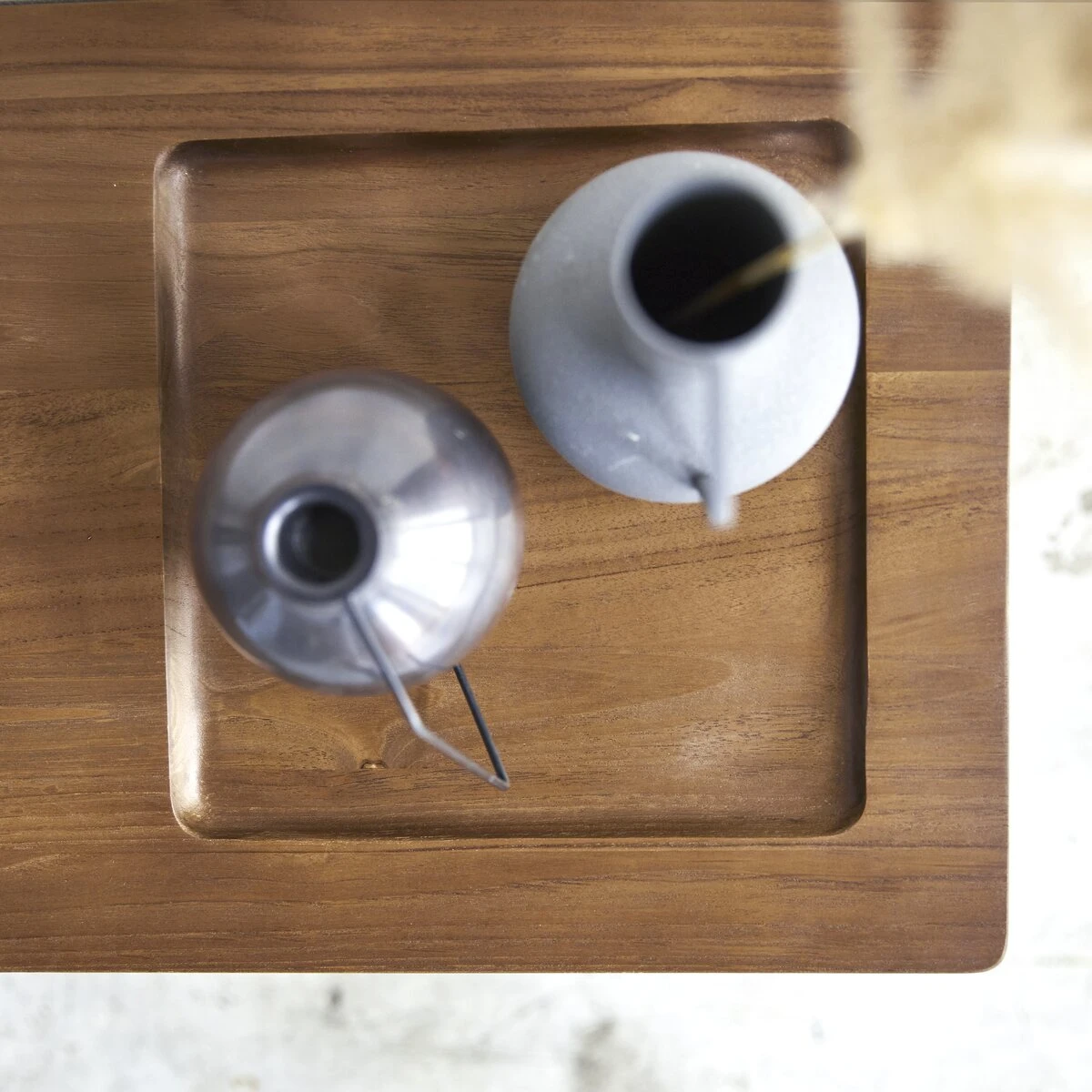 Circa - Meuble TV En Teck Massif 2 Tiroirs 110 Cm – Image 8