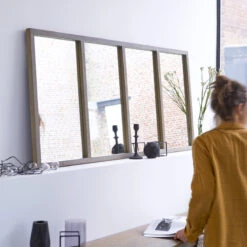 Louise - Miroir En ChĂŞne Massif 160x70 Cm