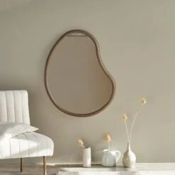 Dim - Miroir En Mindi 85x65 Cm
