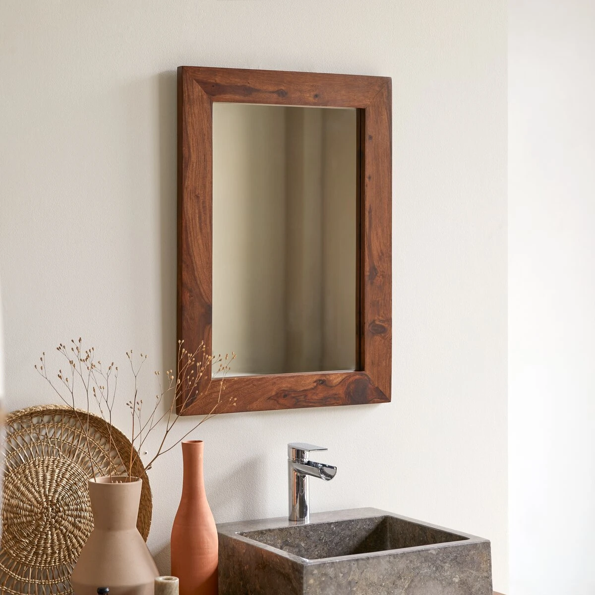 Kwarto - Miroir En Palissandre 70x50 Cm – Image 4