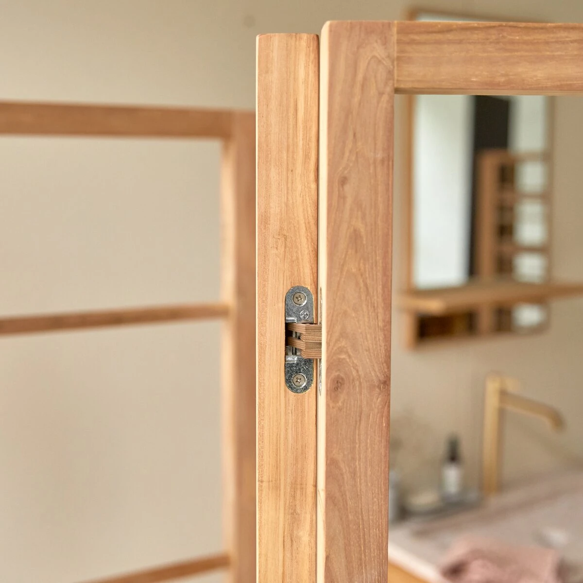 Anton - Porte Serviette En Teck Massif – Image 2