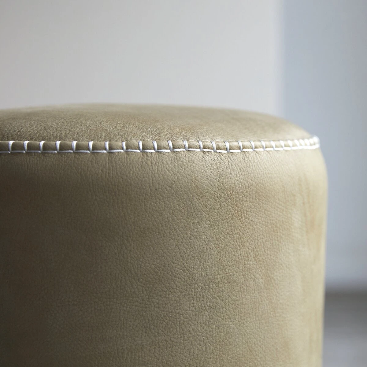 Drum - Pouf L Cheyenne En ChĂȘne Massif â Image 5