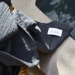 Punto - Ensemble De 2 Serviettes En Coton , Charcoal