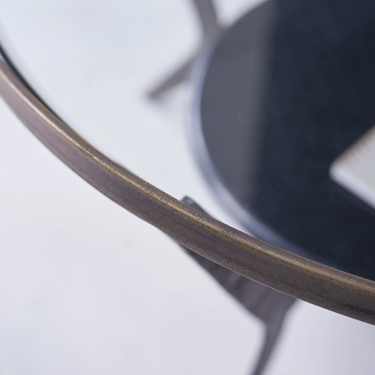 Ambre - Table Basse En Marbre Et Métal – Image 2