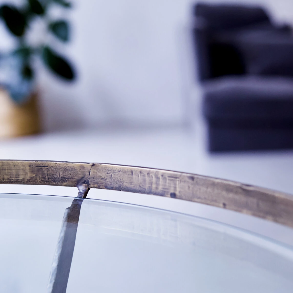 Ambre - Table Basse En Marbre Et Métal – Image 7