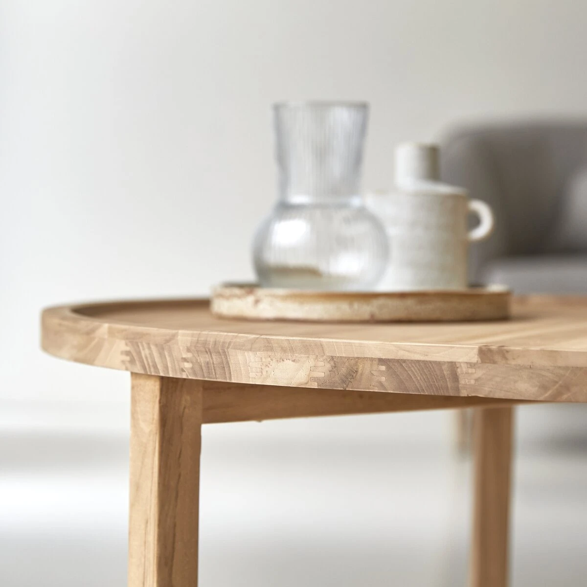 Ana - Table Basse En Teck Massif – Image 2