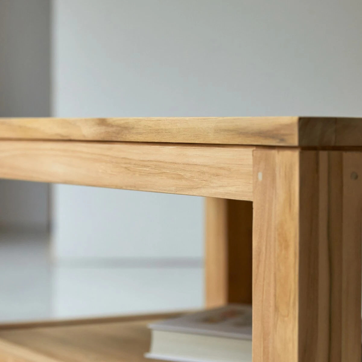 Eve - Table Basse Rectangulaire En Teck Massif – Image 2