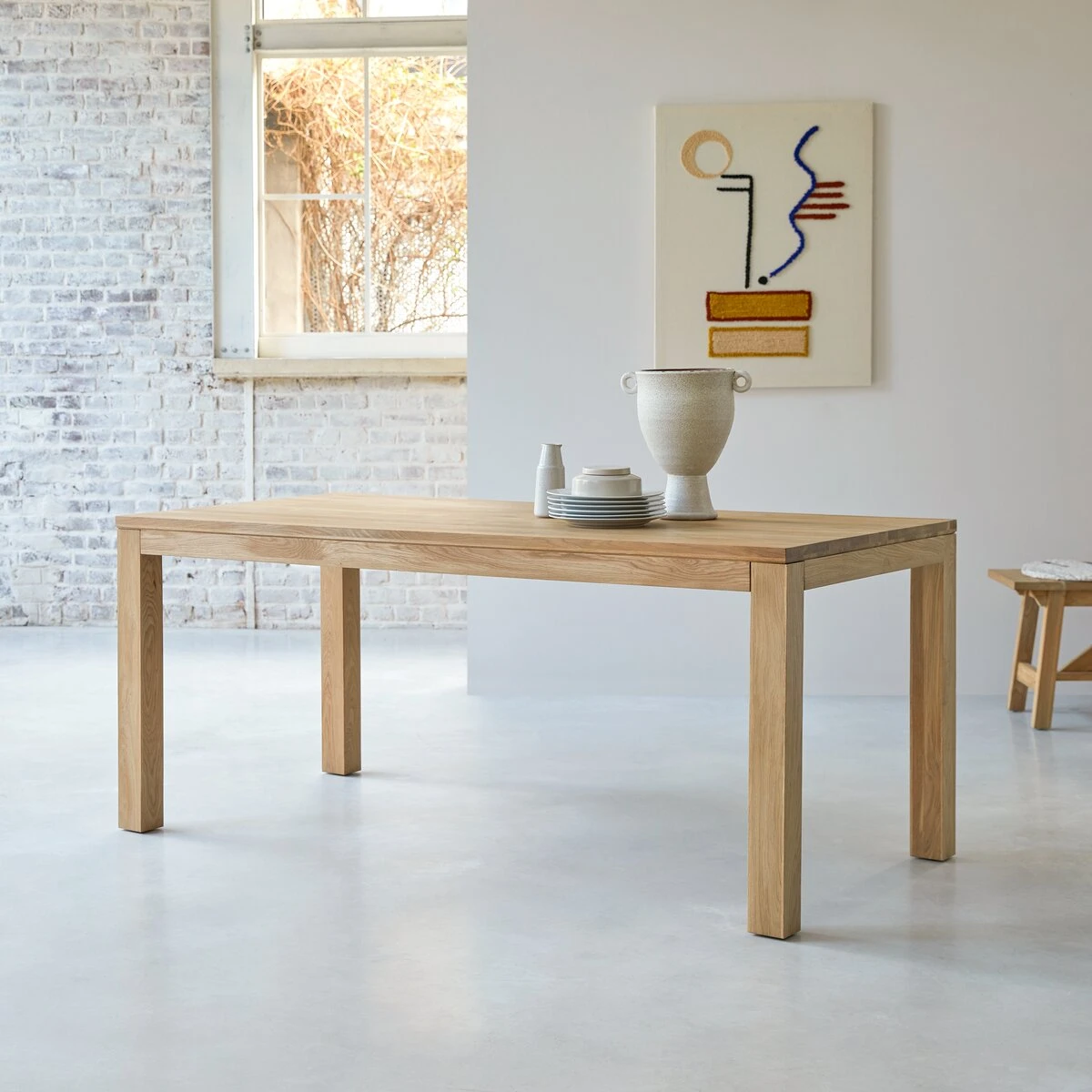 Eden - Table En ChĂȘne Massif 6-8 Pers. â Image 4