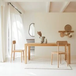 Coffee Tek - Table En Teck Massif 6/8 Pers.