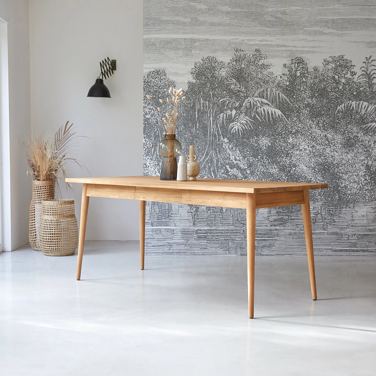 Jonà k - Table En Teck Massif 6/8 Pers. – Image 4