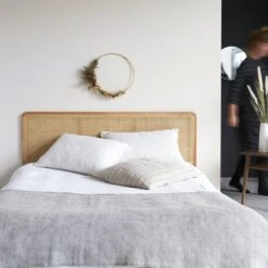 Adèle - Tête De Lit En Rotin Cannée 160 Cm