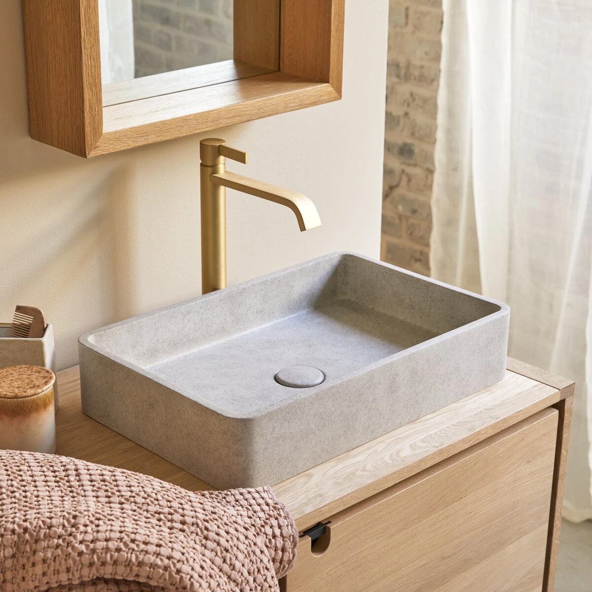 Iris - Vasque Béton Grey