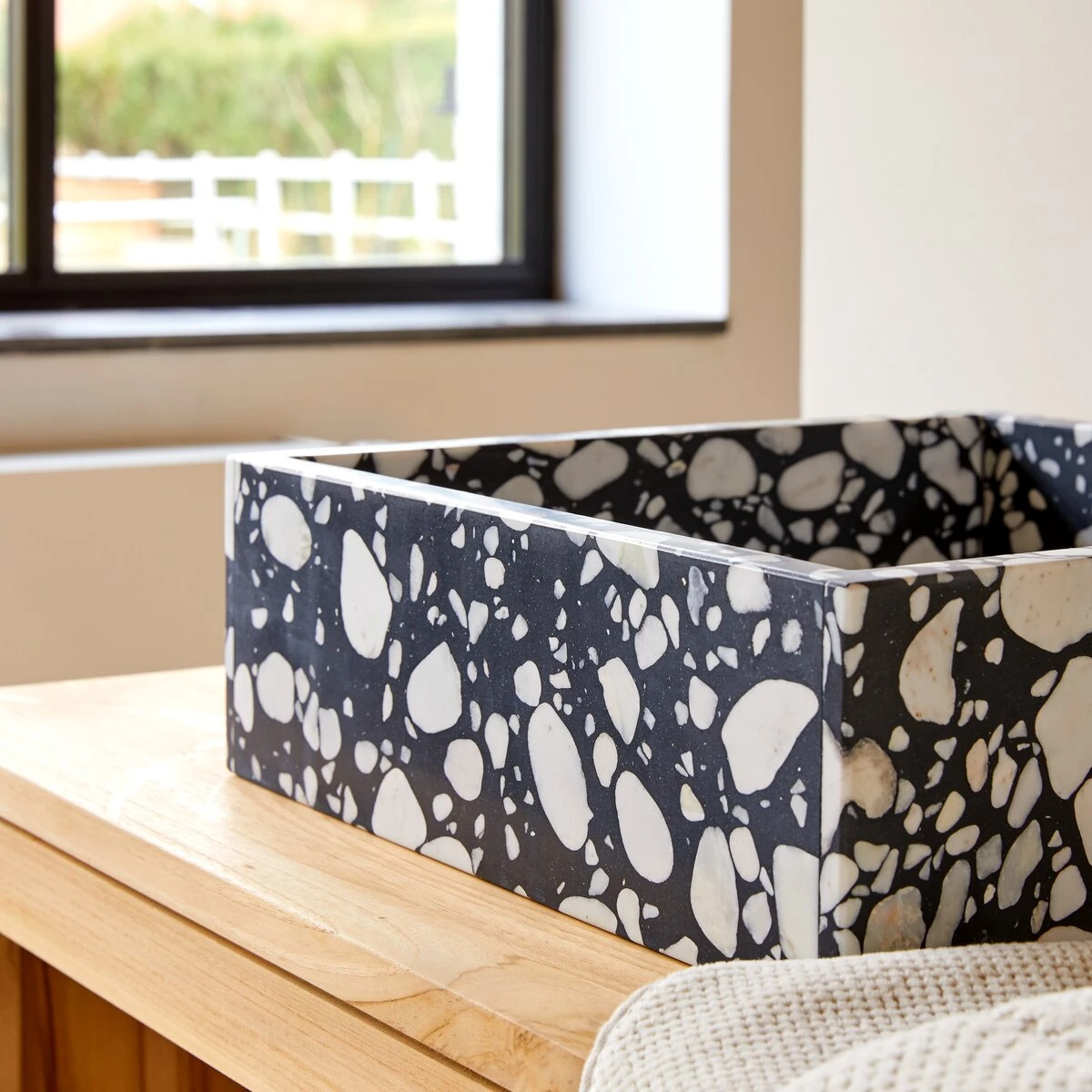 Unik - Vasque Carrée En Terrazzo Premium – Image 4