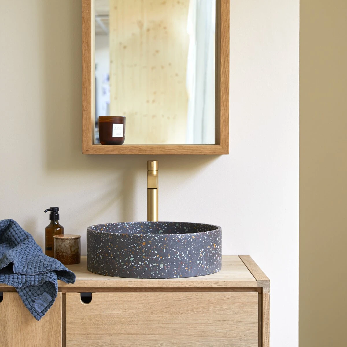 Gina - Vasque Ronde En Terrazzo Confetti – Image 4